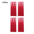 thumbnail image 4 of sweethay 4 unids/set Navidad muñeco de nieve cubiertos tenedor cuchara soporte vajilla cubiertos bolsa de almacenamiento palillo aperitivo galleta fiesta Kits de decoración para fiestas sweethay HA068877-00B, 4 of 6