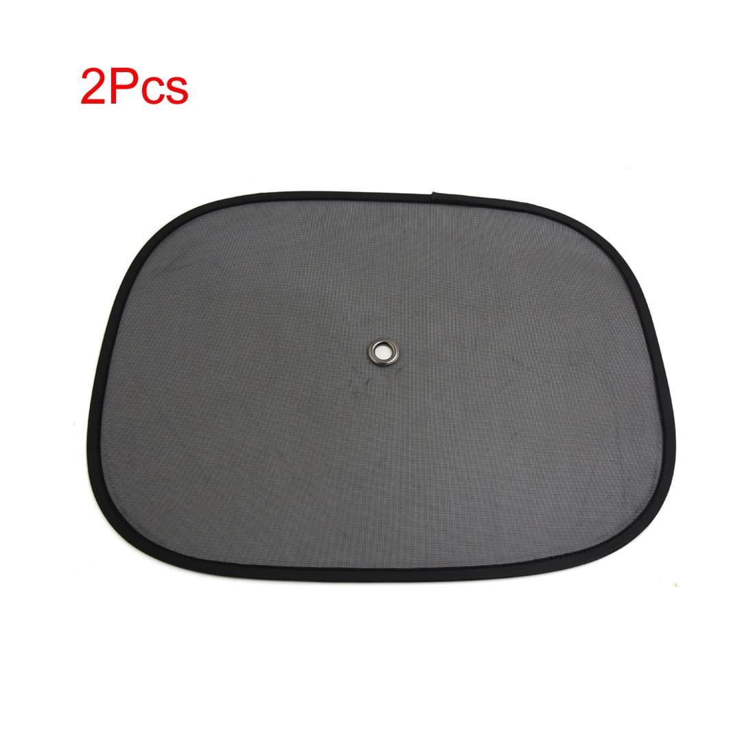2 Pcs Nylon Mesh Foldable Front Rear Side Window Sun Shade Screen Shield for Car