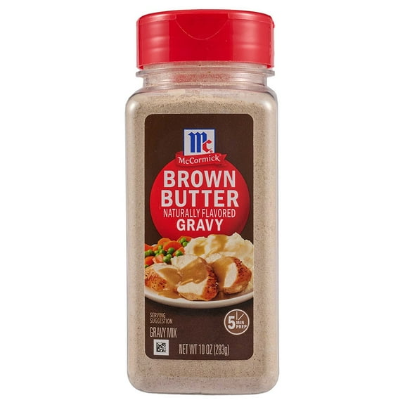 McCormick Brown Butter Naturally Flavored Gravy Mix, 10 Ounce
