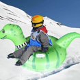 thumbnail image 3 of Tubo de nieve inflable para niños ANGGREK trineo de nieve dinosaurio con asas resistentes, 3 of 8