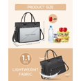 thumbnail image 2 of Insulated Lunch Bags for Women - Large Lunch Tote Bag: Reusable Portable Lunch Box Cooler Bag for Work Picnic Outdoor, 2 of 7