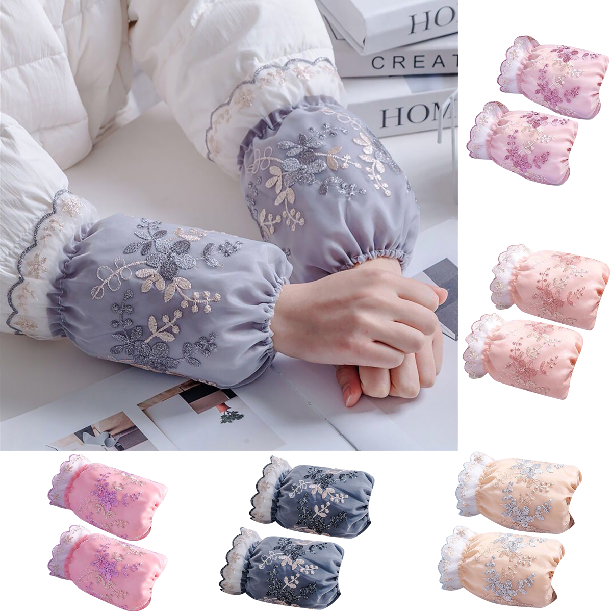 Dream Lifestyle Arm Sleeve Oversleeves Embroidery Arm Sleeves Cover