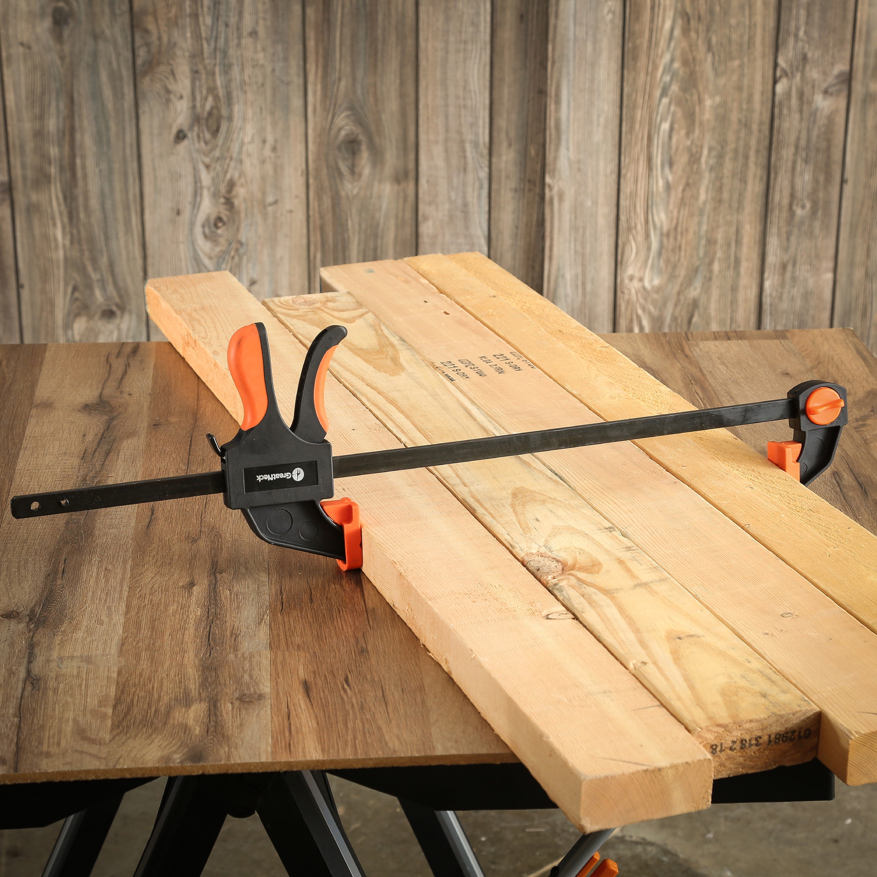 GreatNeck Ratcheting Nylon Bar Clamp & Spreader, 18 inch