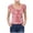 Red, variant on Women Basic T Shirts Tees Summer Casual Square Neck T Shirt with Checkered Pattern Tee Tops