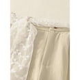 thumbnail image 4 of Women's High Waist Wide Leg Pants with Lace Belt Casual Pleated Trousers, 4 of 7