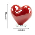 thumbnail image 3 of Uuiauoio Acrylic Decorative Sign Valentine'S Day Angel Crystal Heart 2D Flat Print Acrylic Decorative Desktop Decoration for Home Office Garden with Stand, 3 of 7