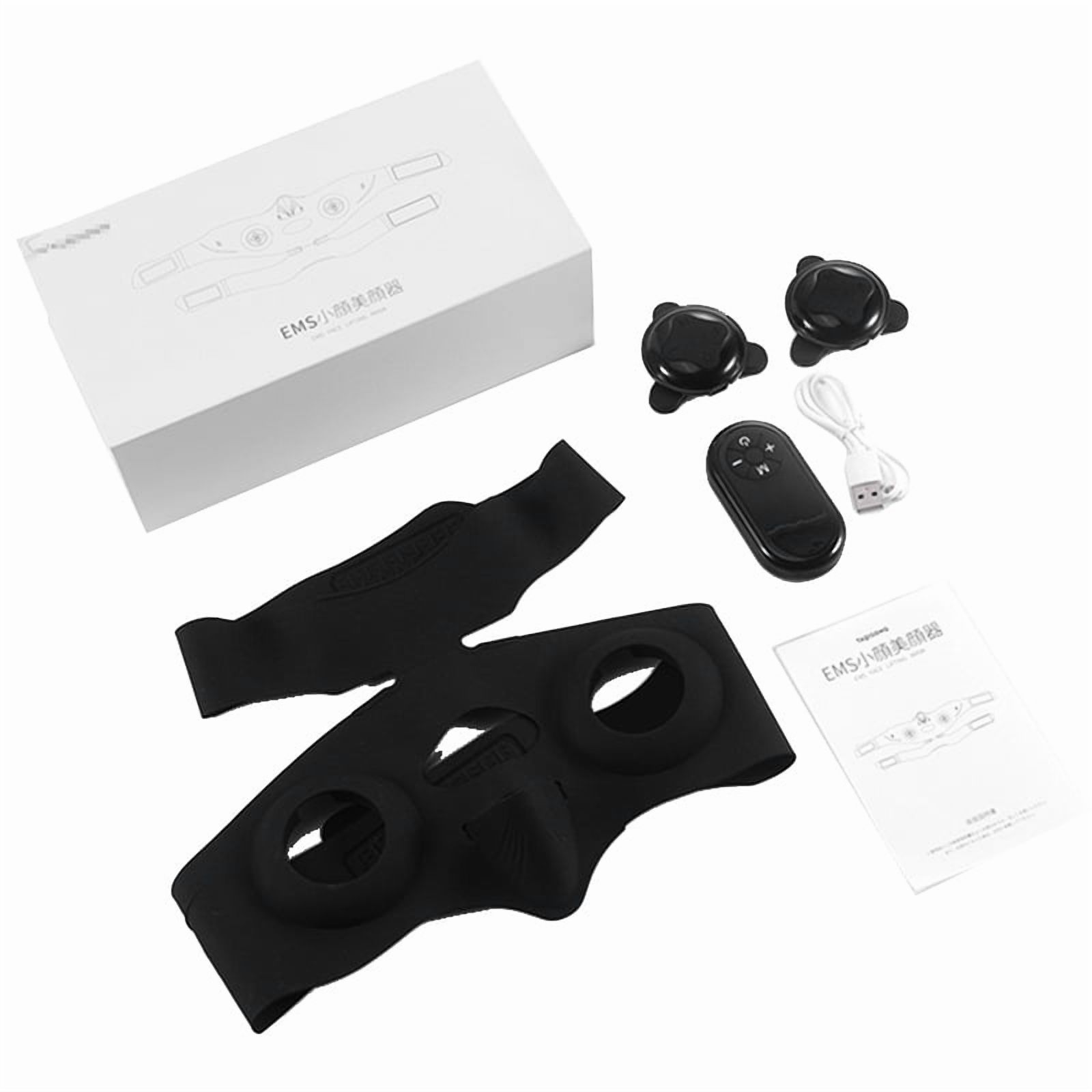 Wearable Facial Sculpting & Toning Tool with Gentle Energy Pulses, Heat & Red/Blue Light for a More Defined Jawline Appearance and At-Home Spa Relaxation