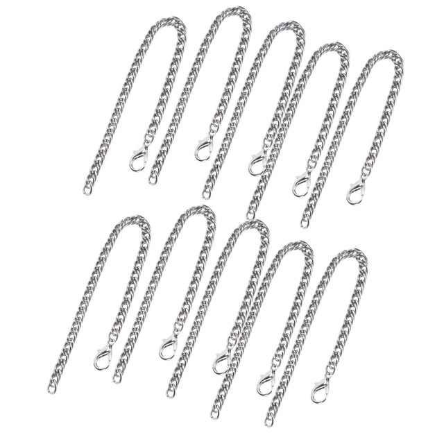 Cadena con hebilla, 10 piezas Cadena con hebilla Cadena punk Cadena para bolso Funcionalidad inteligente