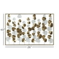 thumbnail image 4 of DecMode Gold Metal Cutout Floral Wall Decor with White Accents, 4 of 14