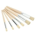thumbnail image 2 of Stencil Brush Set, 6PCS Easy Grip Ergonomic  Highly  Stencil Paint Brushes   for Lettering for Artist for Art for Drawing, 2 of 7