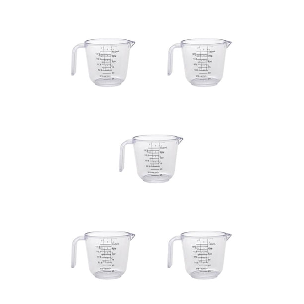 Bearachild 3 Tallas Medición Jarra Plástico Transparente Cocina Hornear Juego Harina Azúcar Type2 NO2 Bearachild CBP092430
