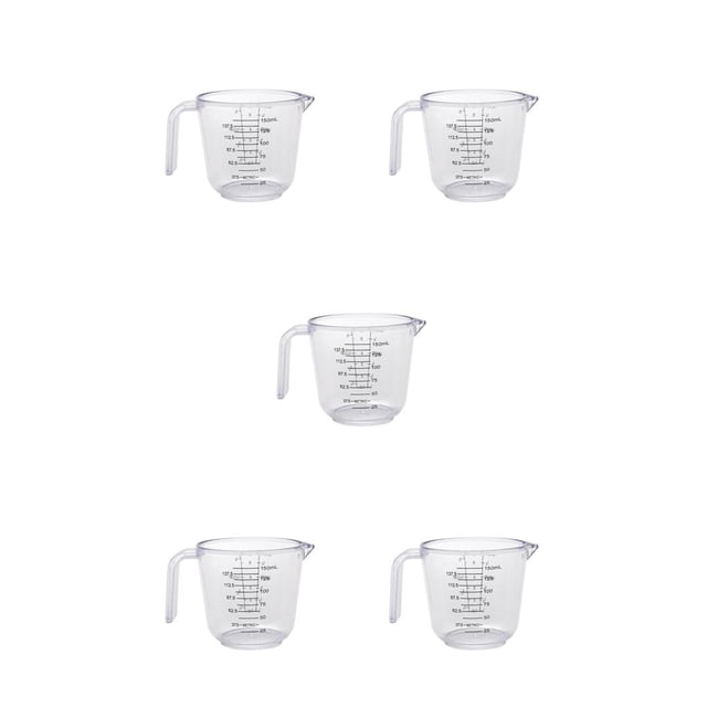 Bearachild 3 Tallas Medición Jarra Plástico Transparente Cocina Hornear Juego Harina Azúcar Type2 NO2 Bearachild CBP092430