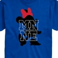thumbnail image 3 of Mickey & Friends - Minnie Logo Silhouette - Men's Short Sleeve Graphic T-Shirt, 3 of 5