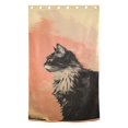 thumbnail image 2 of Cool Cat Blackout Curtain Panels Drapes Privacy Assured with Light Filtering Curtains for Living room Bedroom Bathroom Window, 2 of 6