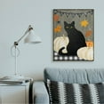 thumbnail image 2 of Stupell Industries Halloween Black Cat Welcome Sign Autumn Farmhouse Charm Canvas Wall Art Design by Andrea Tachiera, 30" x 40", 2 of 6