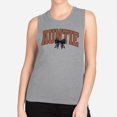 thumbnail image 2 of Halloween Auntie Women's Muscle Tank Large Heather Grey, 2 of 5