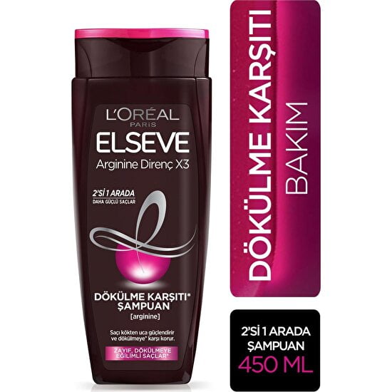L'Oréal Paris Elseve Complete resistance anti -shedding 2 of them 1 shampoo 450 ml