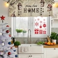 thumbnail image 5 of Sweet Home Curtain Valances for Windows, Kitchen Valance Window Treatments Panel 2 Pack, Western Stars Bird Houses Country Vintage Rod Pocket Short Curtains for Bathroom Bedroom 42 x 18 Inch, 5 of 8