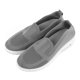 thumbnail image 5 of Zapatos casuales transpirables para mujer, suela gruesa gris, sin cordones, para caminar, deportes, gris 37, 5 of 15