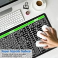 thumbnail image 4 of Shortcut Large Black Desk Mat for Desktop - Office Desk Pad and Computer Desk Mat, 4 of 6