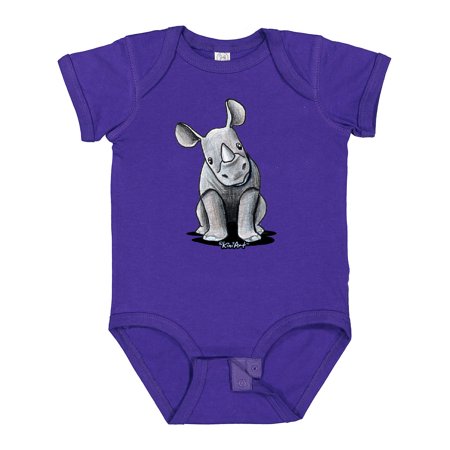 

Inktastic Curious Rhinos Gift Baby Boy or Baby Girl Bodysuit