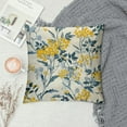 thumbnail image 2 of Nawypu Spring Pillow Covers, Watercolor Blue and Yellow Flower Decorative Throw Pillows,Vintage Plant Floral Summer Seasonal Outdoor Decor Pillowcase Cushion Cover for Couch Sofa, 2 of 5