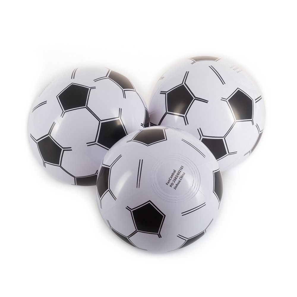 Fun Central (BC547) 1 pcs Inflatable Soccer Beach Balls, Soccer Beach