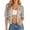 Beige, variant on Short Sleeve Cardigan Summer Lightweight Crochet Knit V-Neck Button up Sweaters for Women Lightweight Crew Neck Casual Outfits(White,S)