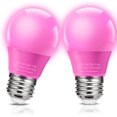thumbnail image 1 of UNILAMP Bombillas de color rojo, 5 W A15 equivalente a 40 W, bombilla LED roja de base media E26 para decoración de Halloween, decoración de Navidad, decoración de fiestas navideñas, iluminación del p, 1 of 4