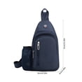 thumbnail image 3 of Men's Hiking Chest Pack,Outdoor Sling Bag,Travel Crossbody Bag,Sports Shoulder Bag,USB Charging Chest Bag,Waterproof Hiking Bag,Anti-Theft Crossbody Pack,Cycling Shoulder Bag, 3 of 8