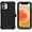 Black, variant on OtterBox Defender Series Case & Holster SCREENLESS Edition for iPhone 13 Mini - Retail Packaging - Berry Potion (Raspberry Wine/Boysenberry) with Microbial Defense