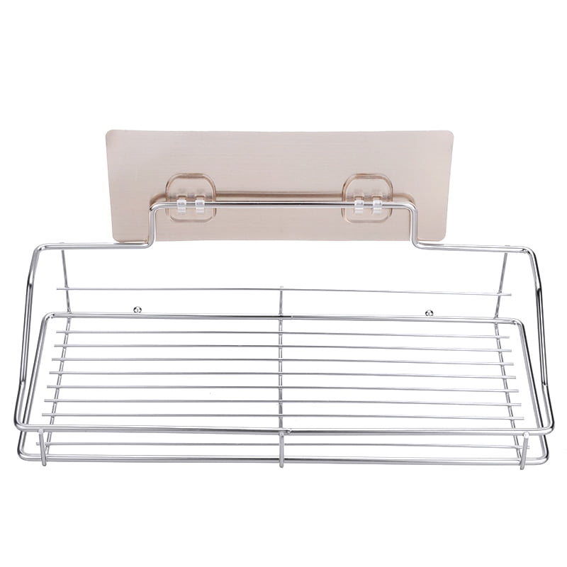 Stainless Steel Bathroom Kitchen Shower Shelf Wire Basket Storage Caddy BL3 
