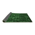 thumbnail image 2 of Ahgly Company Indoor Rectangle Abstract Emerald Green Modern Area Rugs, 2' x 4', 2 of 4