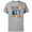 Athletic Heather, variant on Studios WandaVision Logo TV Sitcom Style Disney+ - Short Sleeve Cotton T-Shirt for Adults - Customized-White