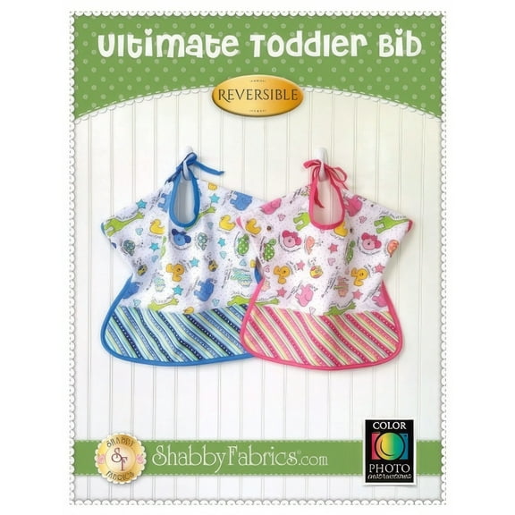 Ultimate Toddler Bib Pattern, Shabby Fabrics