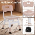 thumbnail image 4 of TLSUNNY Kids Table and Chairs Set, W/ Drawers, Graffiti & Building Blocks Double-Sided Tabletop, Toddler Activity Desk Set for Nursery, Home, 4 of 11