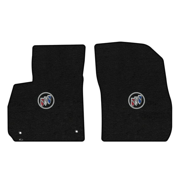 Lloyd Mats Custom Fit Floor Mats for Buick LaCrosse 2017-2019 LogoMat 2Pc Set Charcoal