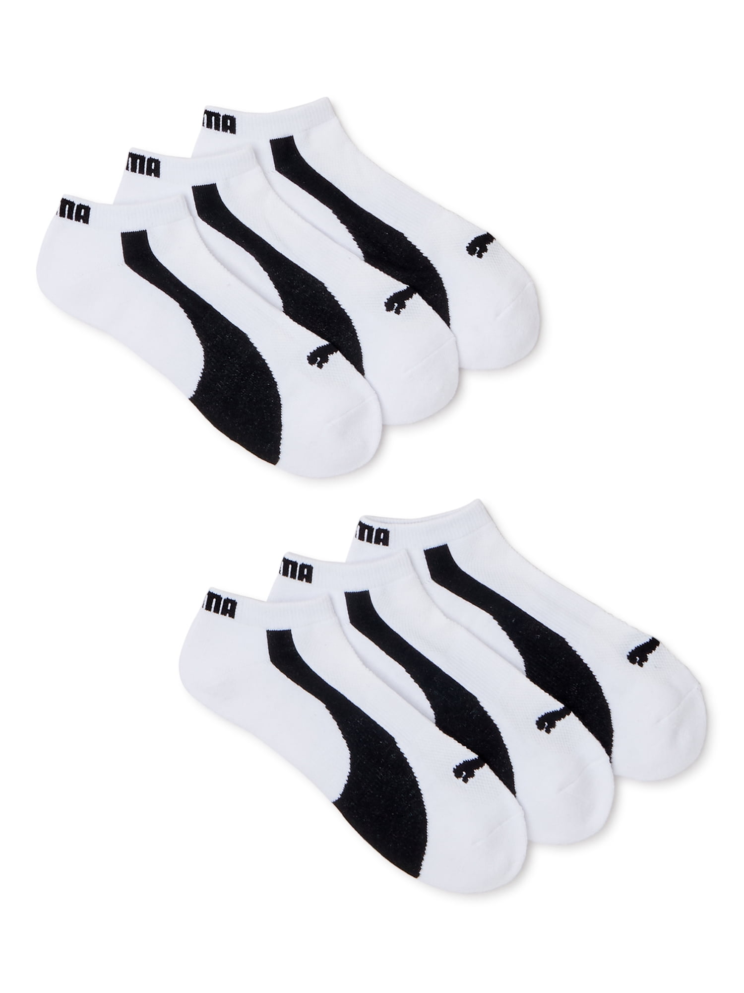 PUMA Men's Low Cut Socks, 6-Pack - Walmart.com