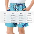 thumbnail image 5 of Favoffer Kids Swim Trunks Printed Casual Beach Shorts Drawstring Elastic Waist Breathable Quick Dry Bottoms With Side Pockets for Seaside Surfing Vacation Camping Outdoor Summer Play 3-14Y, 5 of 7