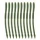 thumbnail image 1 of 10 Uds señuelo de pesca suave gusanos artificiales simulación lombriz de tierra 15cm verde con punto negro YUNYI BRAND Deportes, 1 of 8