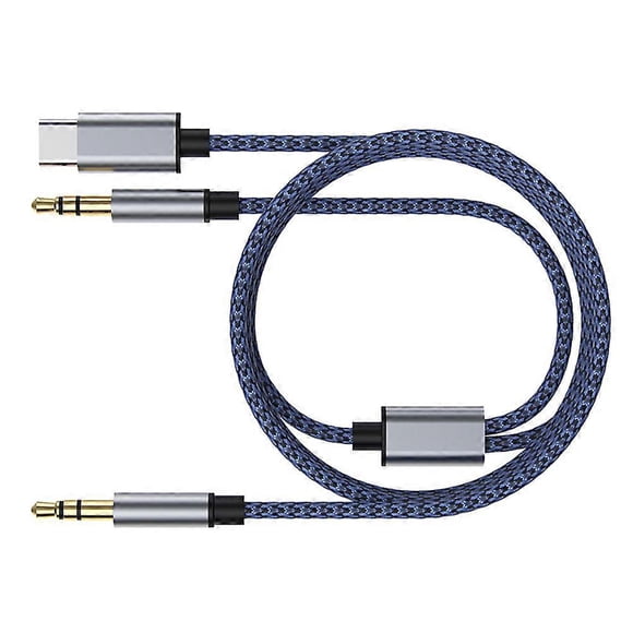 Aux Adapter Audio Cable Usb C Vehicle Navigation Vehicular Audio Home Audio Listening to Music Metal 1Set
