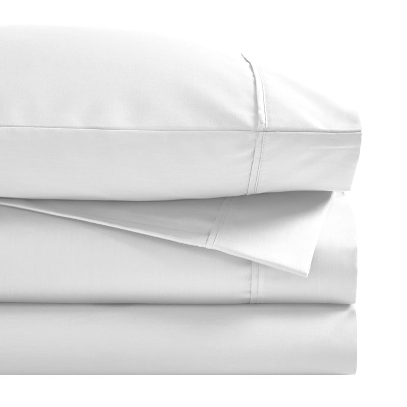 Superior 4-Piece 1400-1500 Thread Count White Sheet Set, Queen