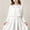White, variant on Toddler & Big Girls 3D Flower Knit Cardigan Crewneck Long Sleeve Casual Comfortable Sweater Coat for Kids 1-13Y White