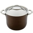 thumbnail image 5 of Anolon Nouvelle Copper Luxe 11 Piece Induction Compatible Nonstick Pots and Pans Set, Sable, 5 of 9