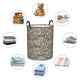 thumbnail image 4 of Fotbe Zebra Cesto de Ropa con Asas, Cesto Impermeable de Gran Capacidad, Bolsa de Lavado para Dormitorio, Cesto de Ropa con Ruedas y Asas-Medium, 4 of 6