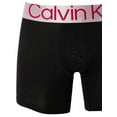 thumbnail image 3 of Calvin Klein 3 Pack Reconsidered Steel Boxer Briefs, Black, 3 of 9