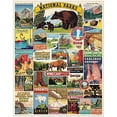 thumbnail image 1 of Cavallini Papers & Co. Rompecabezas de 1,000 piezas de Parques Nacionales, Multi Cavallini Cavallini Papers & Co., 1 of 2