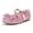 Pink Glitter, variant on Rexoro Girls' Mary Jane Flats Kid Party Dress Shoes Princess Girl Shoes with Bow & Decor for Wedding Birthday Gold Glitter 11 Little Kid