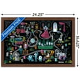 thumbnail image 3 of Disney Haunted Mansion - Map Wall Poster, 14.725" x 22.375", Framed, 3 of 3