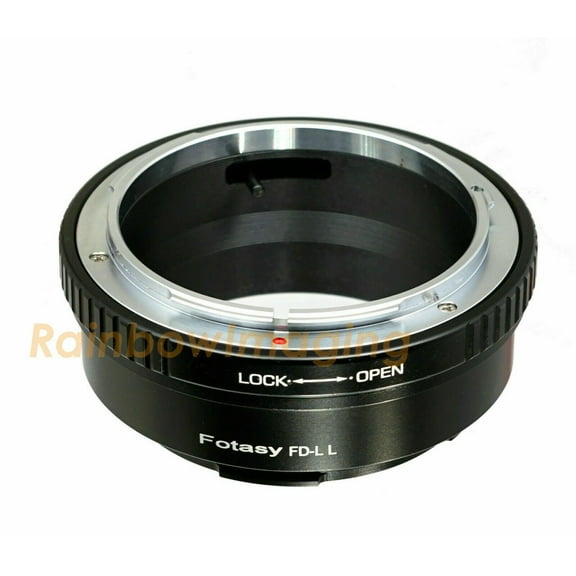 Fotasy Canon FD Lens to Leica L Mount Adapter, Compatible with Leica TL2 TL T CL SL SL2 SL2-S and Panasnoc S1 S1R S1H S5 and Sigma fp fp L